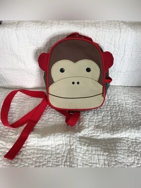 Skip Hop Kids Monkey Face Backpack with Safety Harness